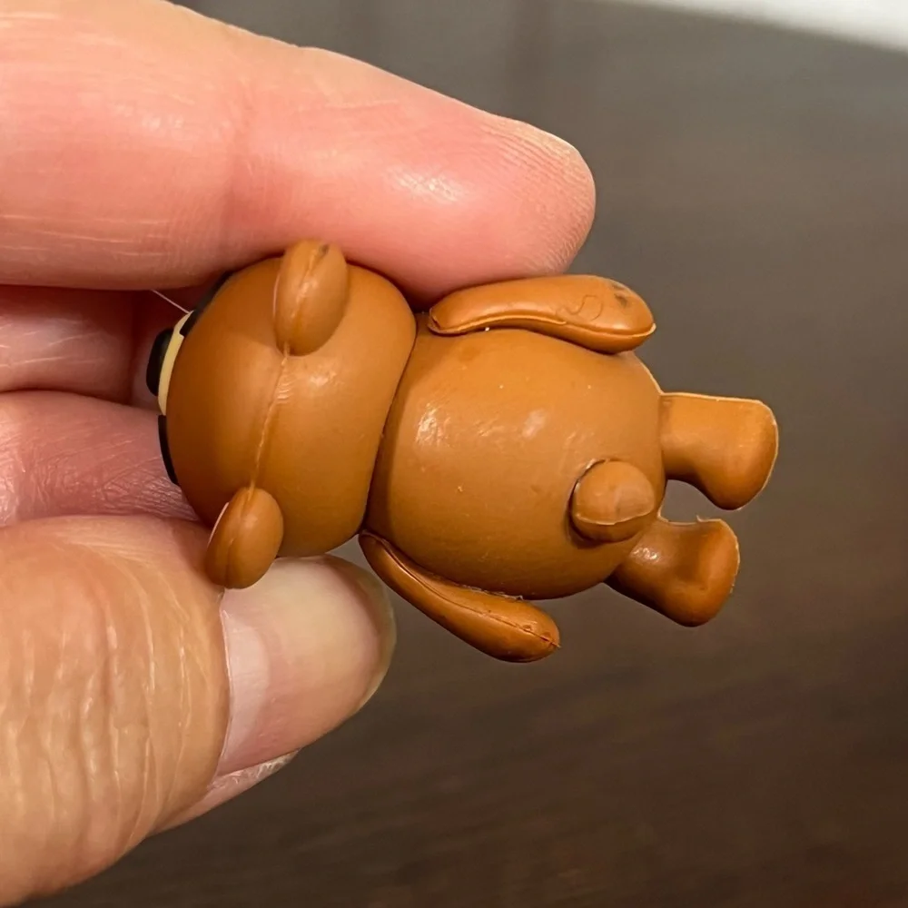 CROCS 3D brown bear on a tummy jibbitz